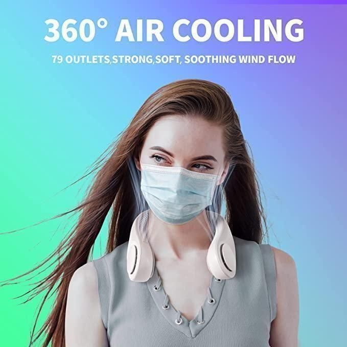 #3 Coolme - Portable Bladeless Hanging Rechargeable Neck Fan