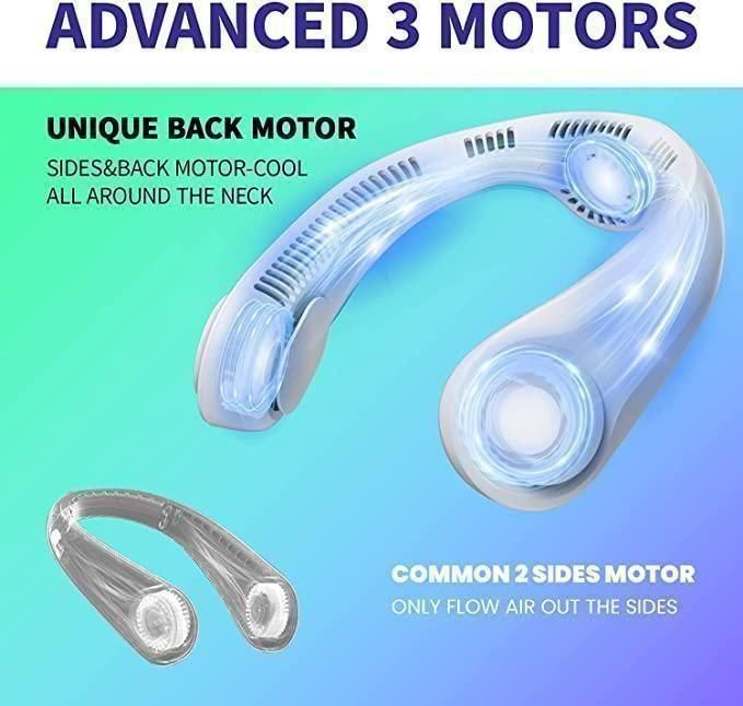 #3 Coolme - Portable Bladeless Hanging Rechargeable Neck Fan