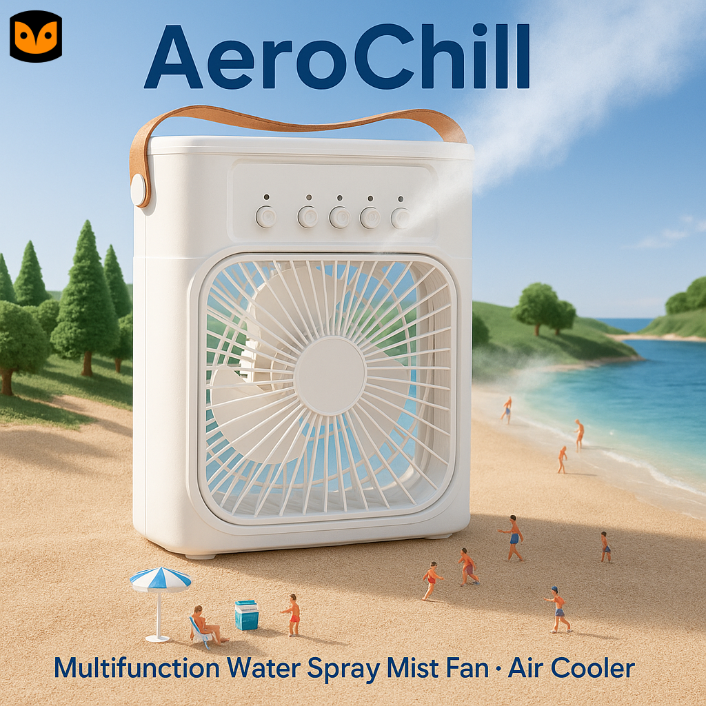 #4 AeroChill - Fan Air Cooler fan USB Electric Fan - Only 5 pieces left!!!